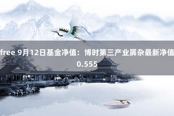 free 9月12日基金净值：博时第三产业羼杂最新净值0.555