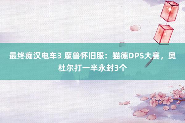 最终痴汉电车3 魔兽怀旧服：猫德DPS大赛，奥杜尔打一半永封3个