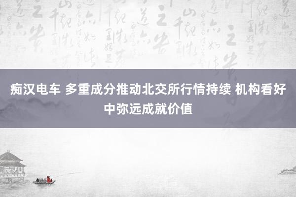 痴汉电车 多重成分推动北交所行情持续 机构看好中弥远成就价值